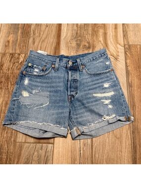 Levi's 501 Distressed Cutoff Shorts